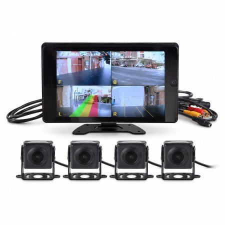 طقم كاميرات 360 4 كاميرات مع DVR شاشة لمس TOUCH